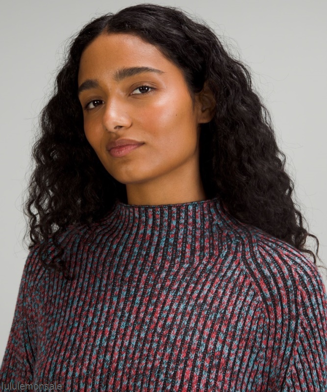 Lululemon Damen DELULU468 | Pullover Aus Baumwoll-Kaschmir-Mix Nelkenrot